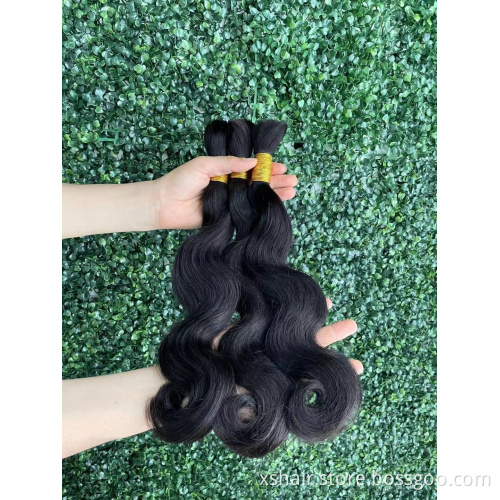 Wholesale 1B Body Wave Raw Brazilian Human Hair Weave 10A Grade Virgin Brazilian Hair Bundle for Black Woman